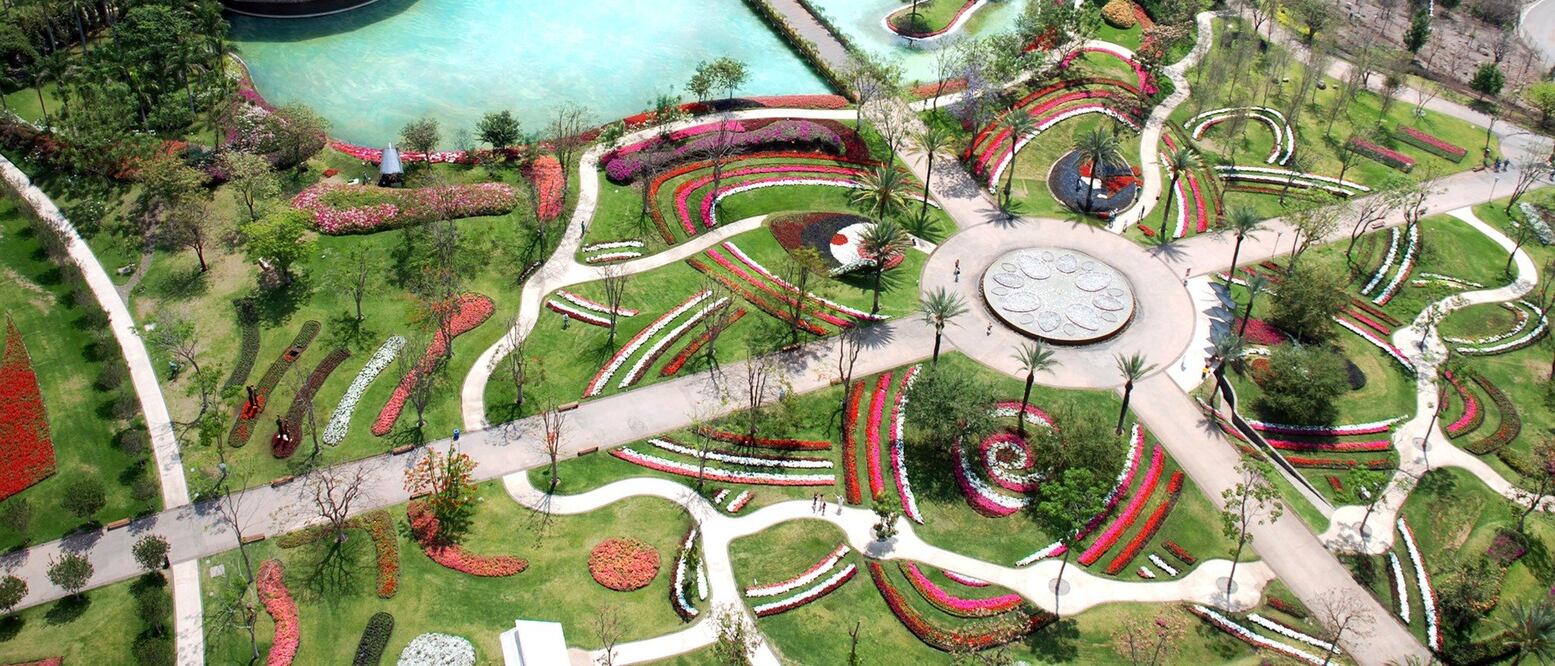 Cuenta con un laberinto y jardines temáticos. (Foto: Cortesía Jardines de México)