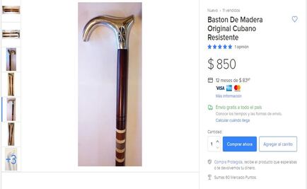 Venden en más de 3 mil pesos bastones para adultos mayores