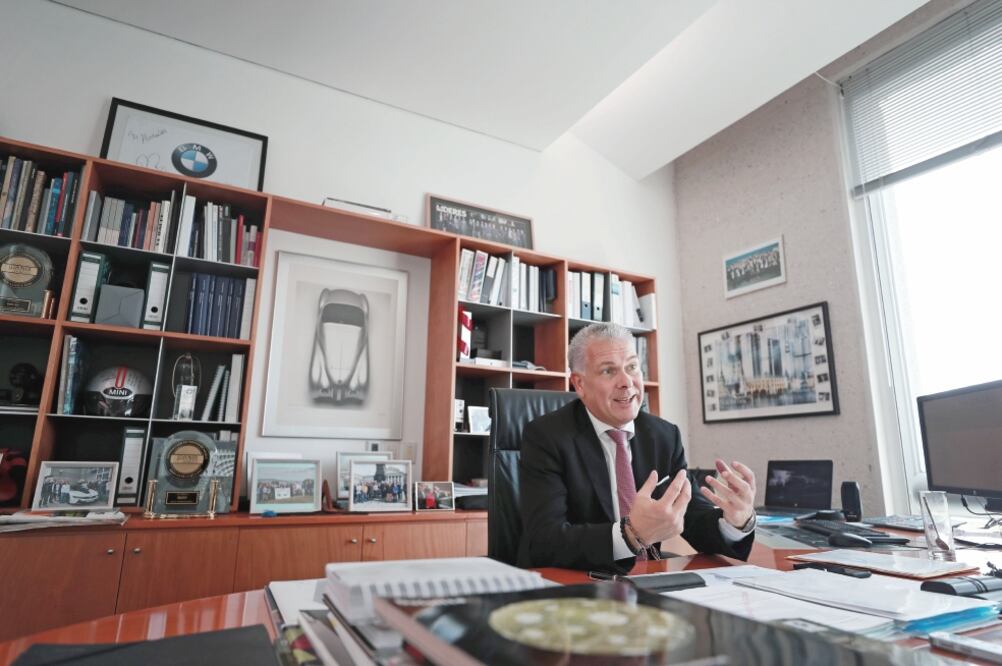 Alexander Wehr Director de BMW para México y Latinoamérica (ALEJANDRA LEYVA. EL UNIVERSAL)