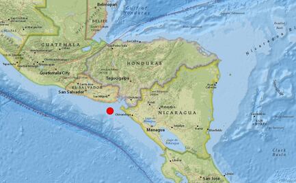 Reportan sismo magnitud 6.7 en costa de El Salvador