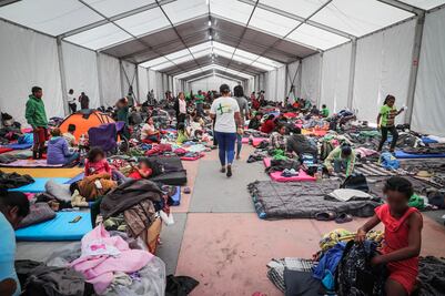 Aguardan 4 mil 500 migrantes en albergue de CDMX 