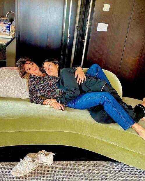 Salma Hayek y Penélope Cruz. Fuente: Instagram @salmahayek