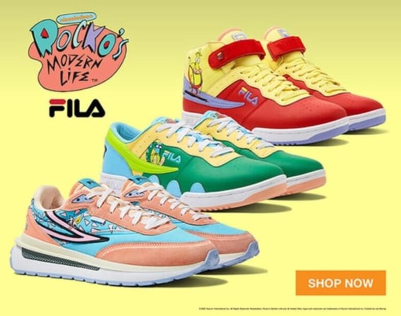 Conoce la nueva colección de Fila inspirada en La vida moderna de Rocko