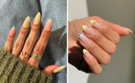 El amarillo mantequilla triunfa en los diseños de uñas de primavera