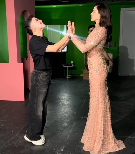 El entrenador compartió en redes sociales algunos detalles de la preparación de la reina de belleza. Foto: Instagram