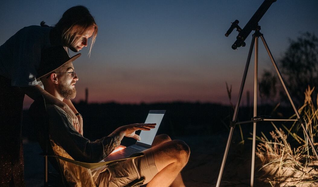 Plan para observar cometas. Imagen: Pexels