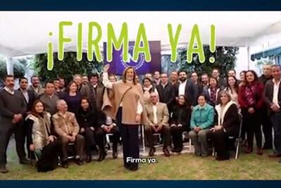 Margarita Zavala celebra 700 mil firmas