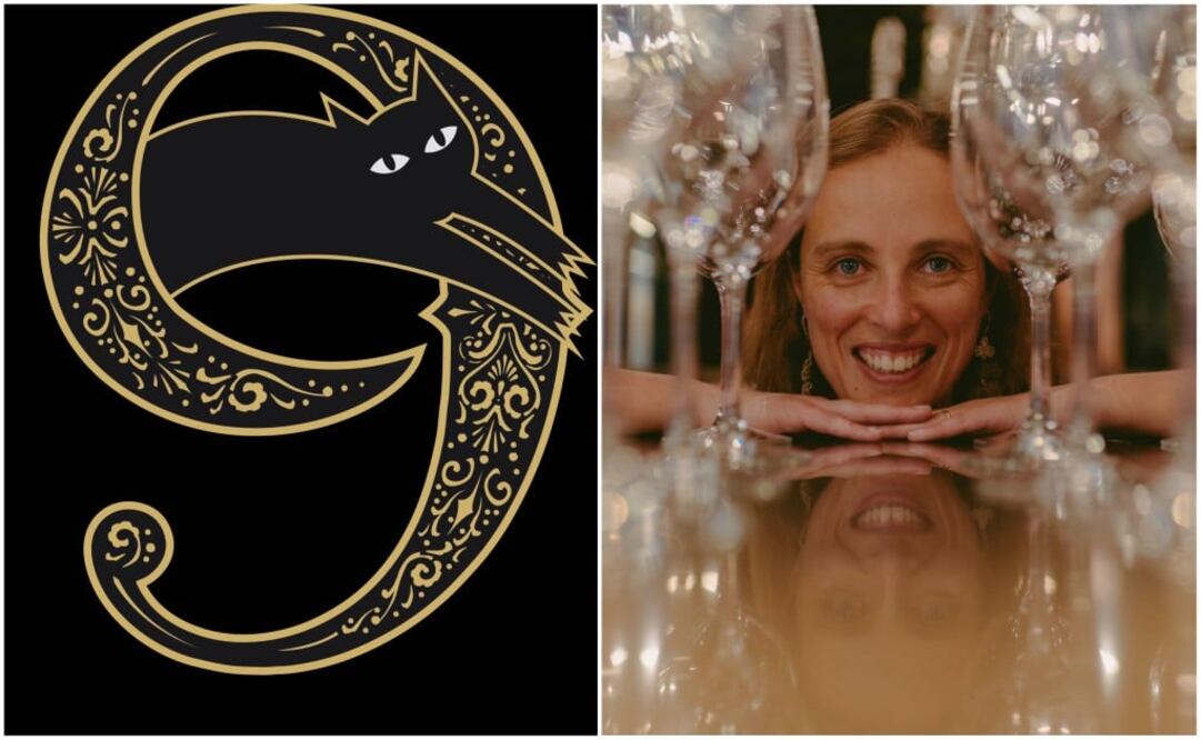 Foto: Logo de Gato Negro 9 Lives / Viviana Magnere, enóloga de San Pedro.