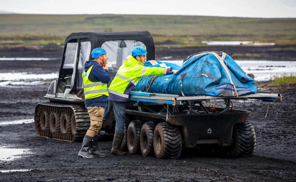 En Irlanda usan cometas gigantes para generar electricidad. (10/08/25) Foto: AFP
