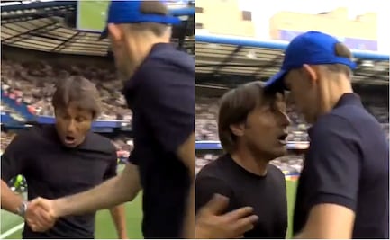 VIDEO: La tensa despedida entre Tuchel y Conte que casi termina a golpes en la Premier League