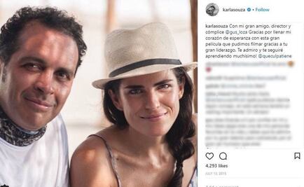Karla Souza definía a Gustavo Loza como su amigo y cómplice