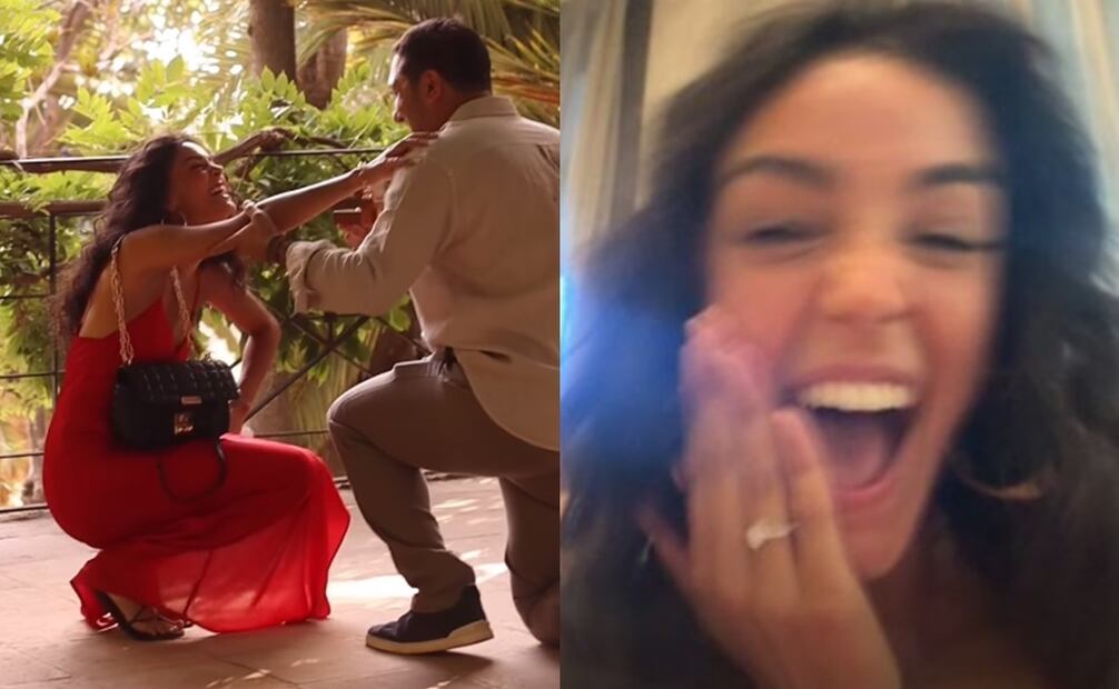Alejandra Capetillo, hija de Eduardo Capetillo y Biby Gaitán se comprometió con su novio Nader Shoueiry. Fotos: Instagram oficial.
