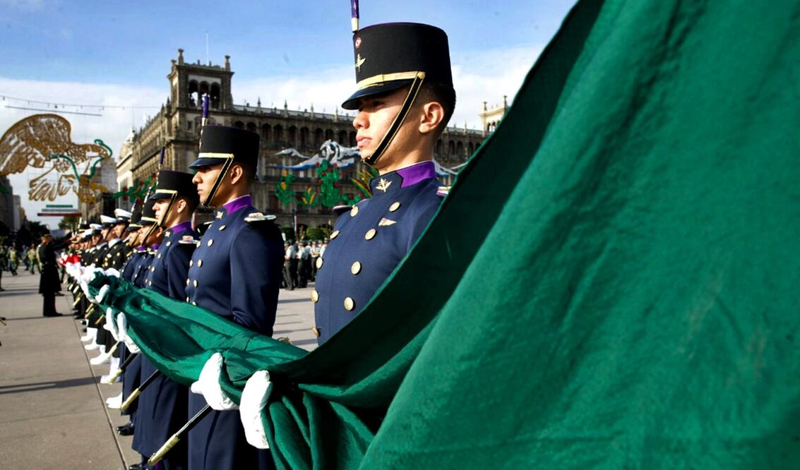 El tradicional desfile cívico militar de este 16 de septiembre conmemora el 213 aniversario del inicio de la Independencia de México. Foto: archivo/EL UNIVERSAL