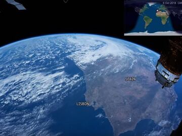 El "timelapse" más largo grabado desde el espacio