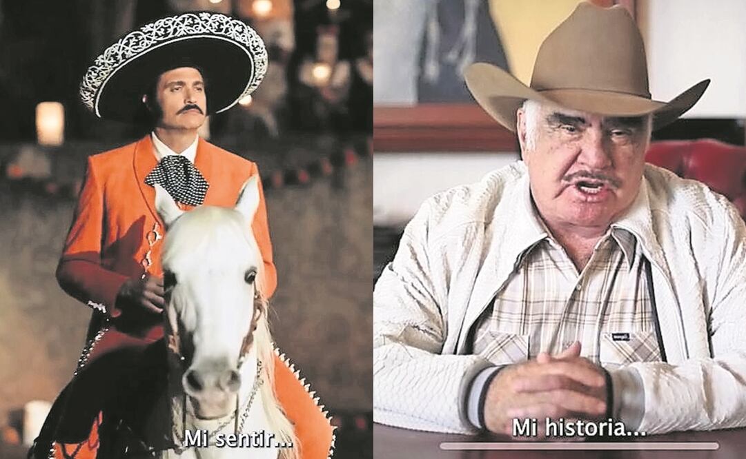 En el adelanto aparece el Charro de Huentitán y también se ve a Jaime Camil en la piel de Chente. Foto: NETFLIX