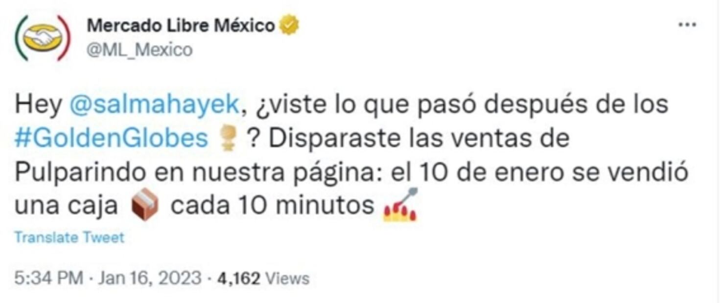 ¡Gracias, Salma Hayek! Dulces de la Rosa hace su agosto en internet con pulparindo