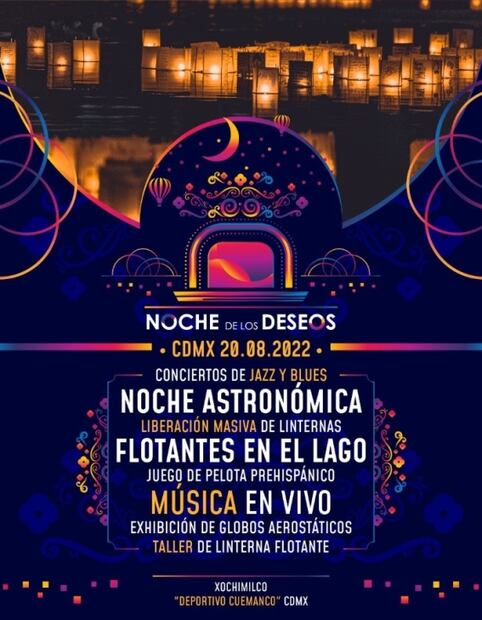 Vive la Noche de los Deseos en Xochimilco