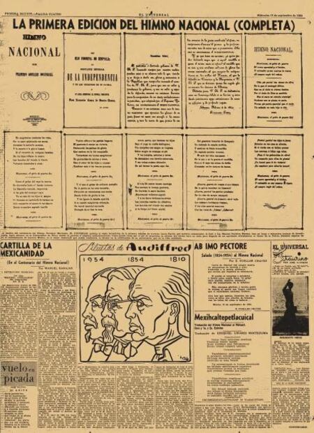 La primera vez que se cantó el Himno Nacional Mexicano