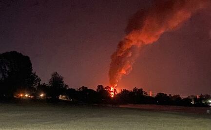 Reportan incendio cerca de la México–Querétaro; sería de un ducto de Pemex