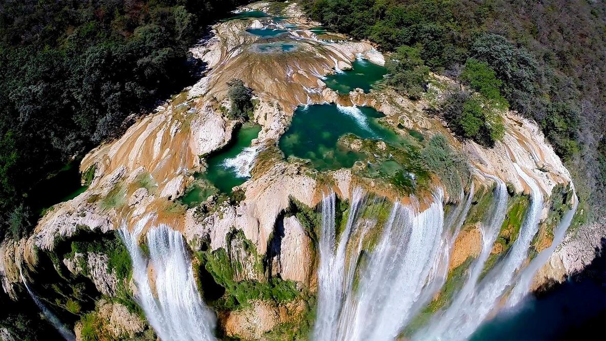 Cascada de Tamul en la Huasteca Potosina. (Foto: Cortesía Turismo de San Luis Potosí)