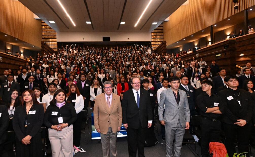 Inauguración del Modelo Parlamentario Universitario de la UNAM (26/09/2025). Foto: Especial