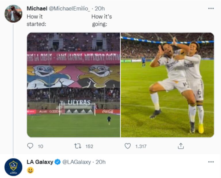 Chicharito Hernández revela a quién le dedicó el festejo como payaso ¿Fue a Gerardo Martino?