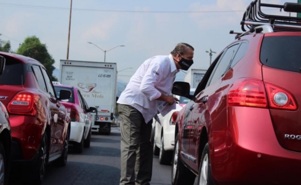 Alfredo Adame inicia campaña pese a controversias; pide no vender el voto