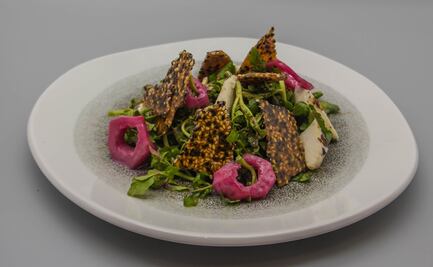 Ensalada de berros con vinagreta de tamarindo