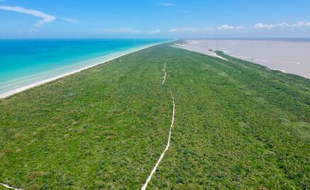 El Cuyo, la playa escondida de Yucatán con un mar de color turquesa