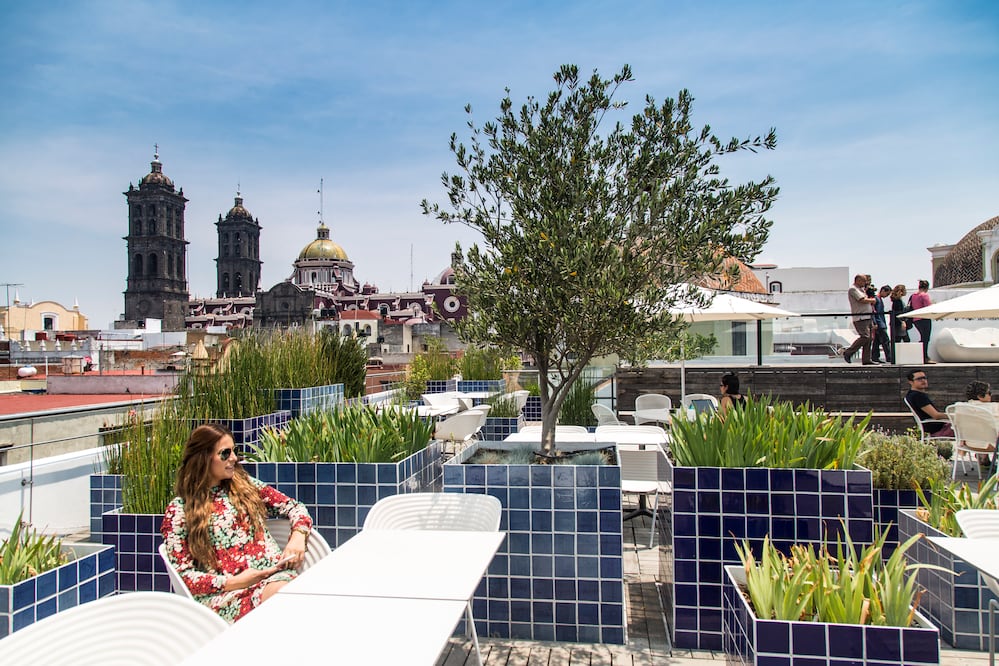 Terraza del Museo Amparo. (Foto: Alan Carranza / El Universal)