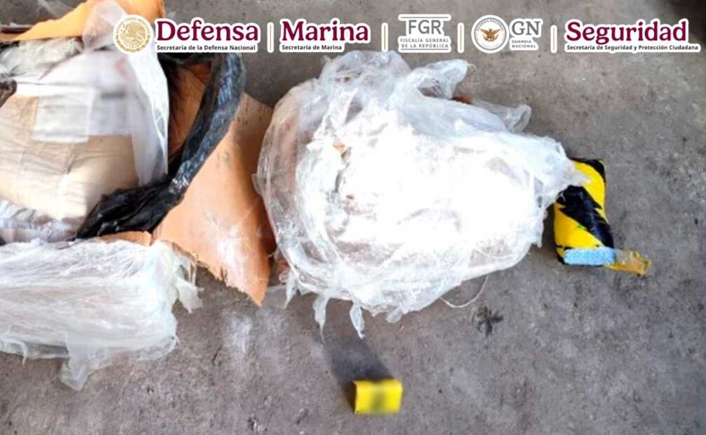 Decomisan kilogramos y pastillas de Fentanilo y cocaína en Baja California. Foto: Especial