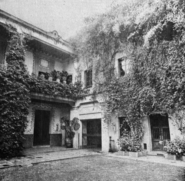 El museo de San Ángel famoso por su fuente y su torre