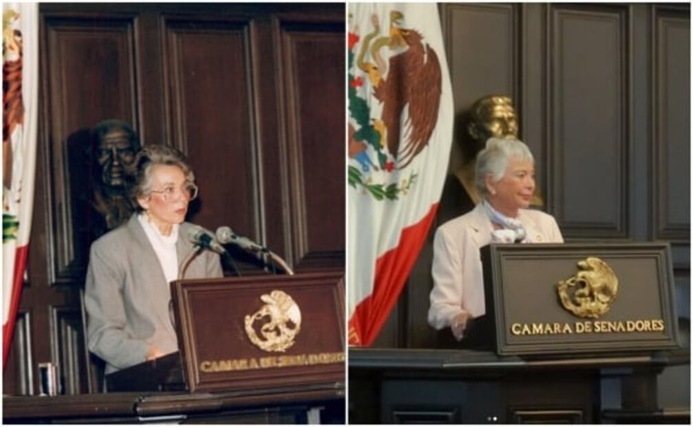 Así lucía Olga Sánchez Cordero cuando rindió protesta como ministra de la Corte en 1995 
