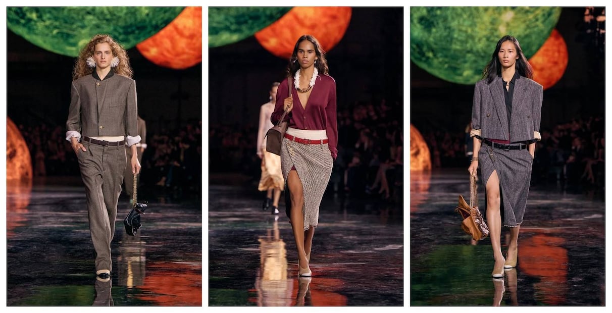 Looks de la nueva colección de Chanel. Foto: Especial.