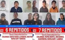 Alcaldía Cuauhtémoc remite a 50 franeleros; están acusados de apartar lugares de estacionamiento y exigir pagos