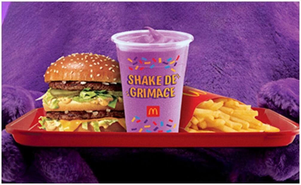McDonald’s lanza menú de Grimace Shake con bebida peculiar; ¿cuánto cuesta y qué contiene?. Foto: Redes Sociales