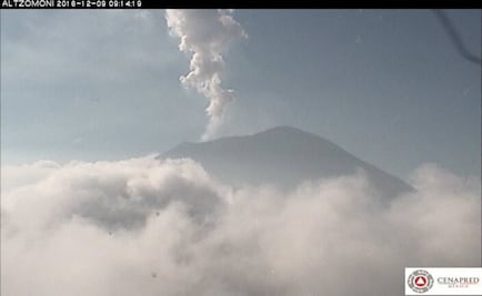 Popocatépetl volcano registers small explosions