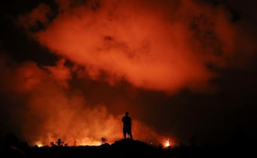 Video. Captan paso de lava del volcán Kilauea en Hawai