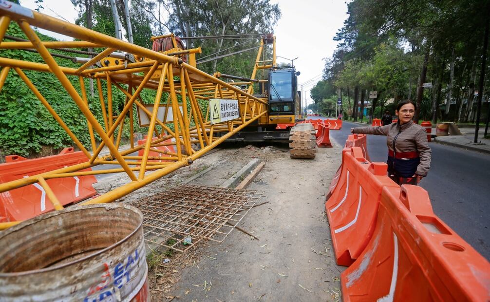 El título de concesión para la obra se otorgó desde hace 10 años, pero estaba
detenida. Ahora Grupo ICA retomó la construcción. Foto: Luis Camacho / EL UNIVERSAL