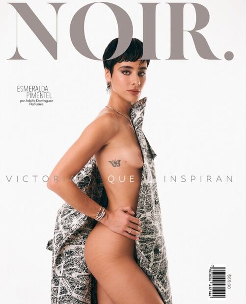 Esmeralda Pimentel se convirtió en la nueva portada de mayo de "Noir", una importante revista de moda mexicana.
Foto: Instagram