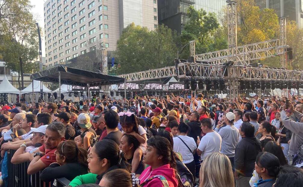 Polymarchs concierto de fin de año en  Paseo de la Reforma, 30 de diciembre de 2024. Foto: Juan Carlos Williams/EL UNIVERSAL