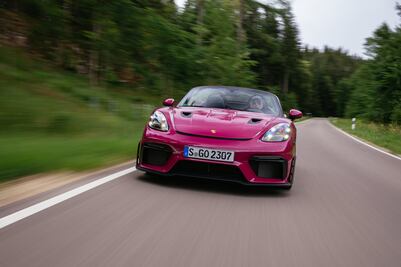 Porsche 718 Spyder RS, prueba de manejo internacional: Una despedida a cielo abierto