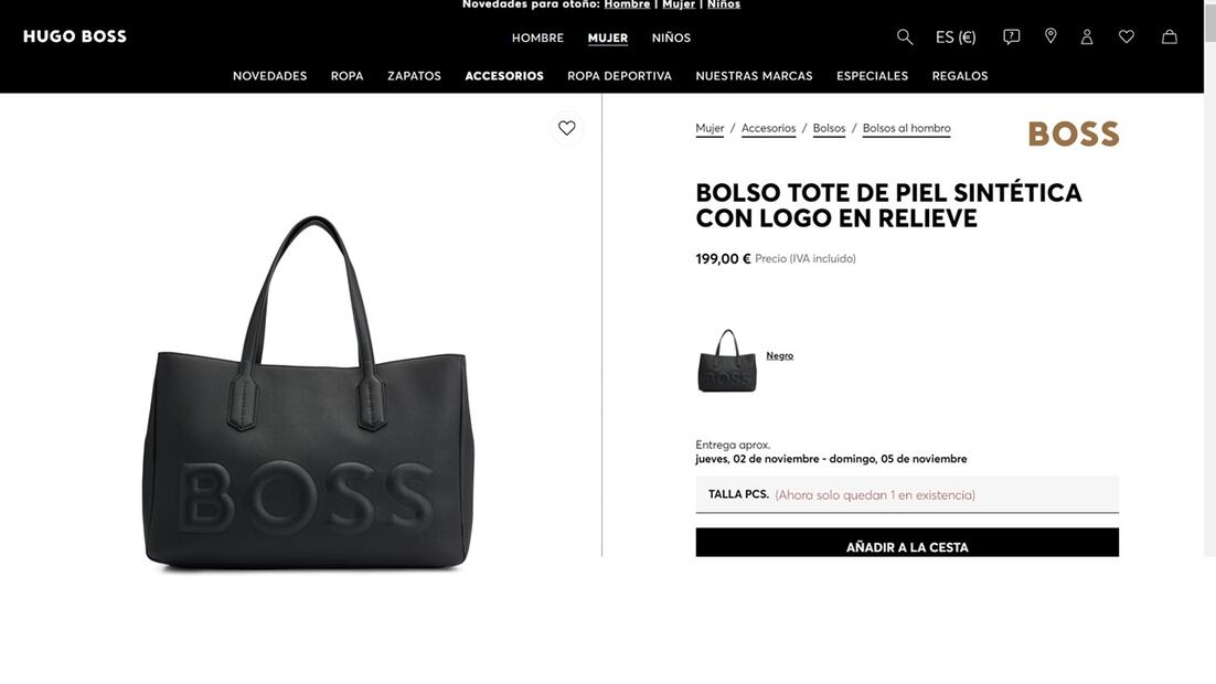 Foto: Sitio web Hugo Boss