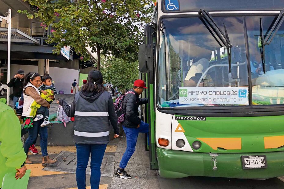 Los camiones de RTP recorrerán de manera gratuita de la estación Indios
Verdes a la de Cuautepec. Foto: Diego Simón Sánchez