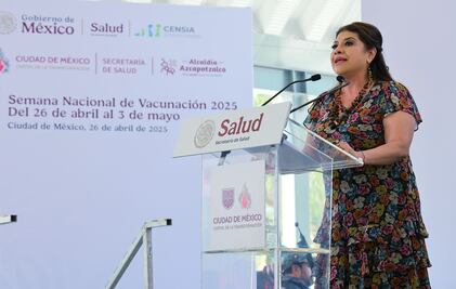 Clara Brugada encabeza la Semana Nacional de Vacunación 2025 en CDMX; habrá puestos fijos, semifijos y brigadas en toda la capital