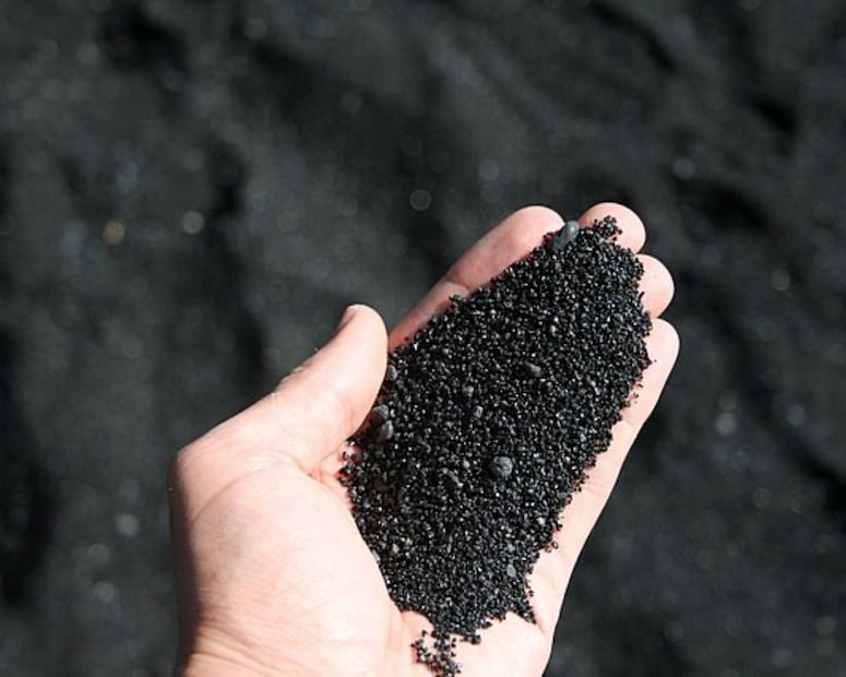 Las playas de arena negra también sirven para la protección de especies como las tortugas. Foto: Wikimedia Commons