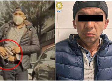 Cae sujeto que asaltaba con pistola a automovilistas sobre Río Churubusco
