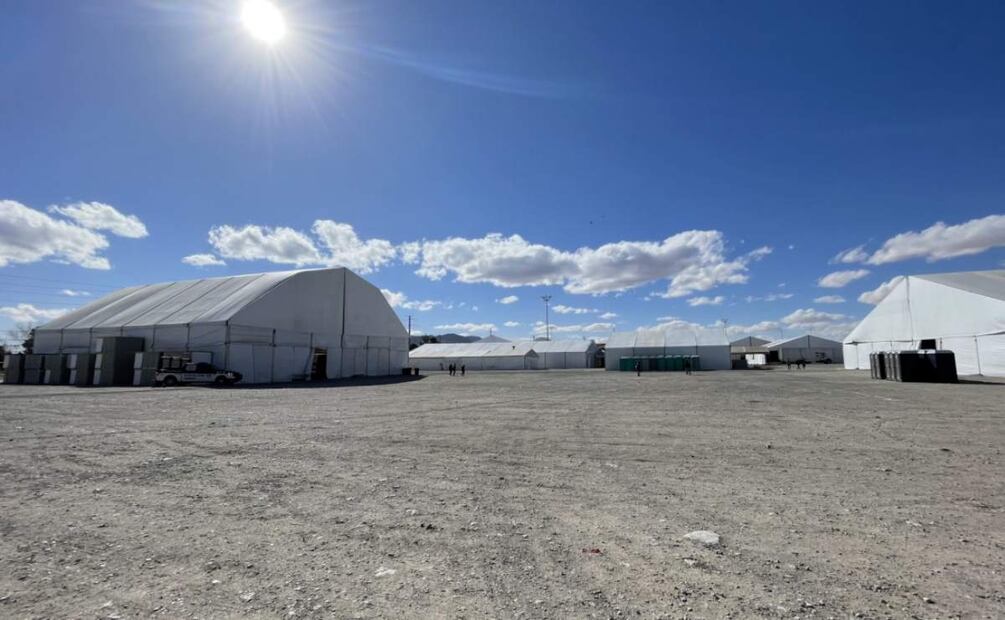 El Centro de Atención a Migrantes en Ciudad Juárez, Chihuahua recibirá hasta 2 mil 500 migrantes deportados de los Estados Unidos (29/01/2025). Foto: Pola Gamboa / EL UNIVERSAL