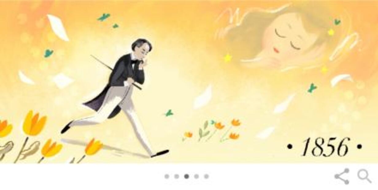 Google recuerda a Victor Hugo, autor de "Los Miserables"