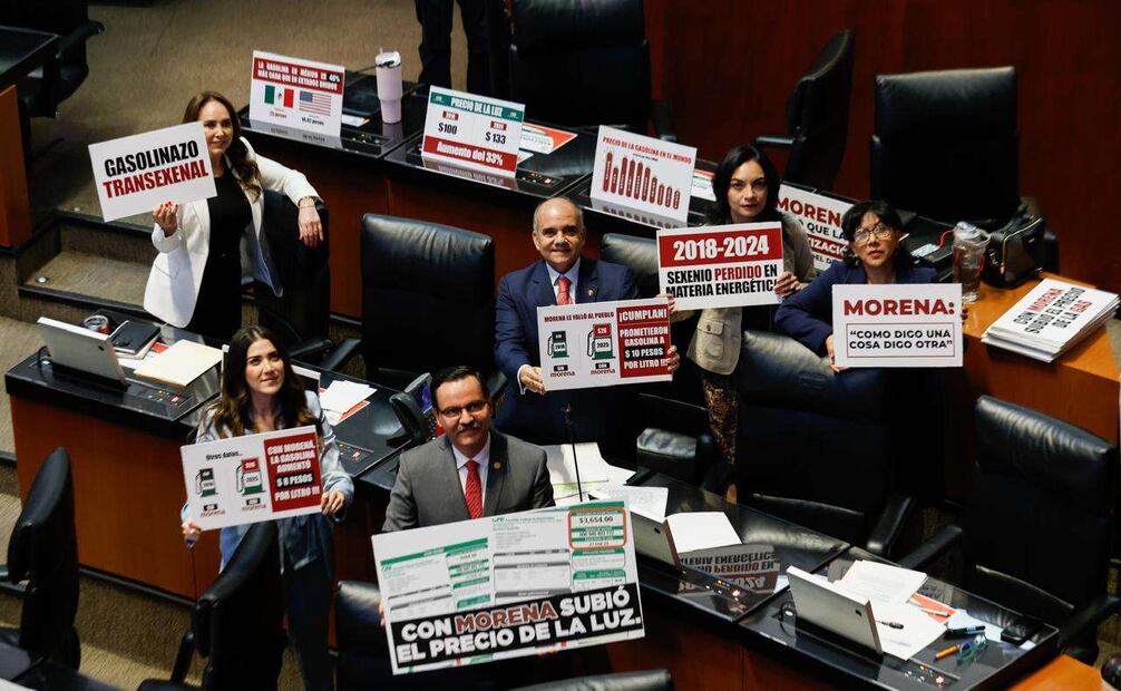 Avala Senado en lo general y lo particular leyes secundarias en materia energética. Foto: Diego Simón/EL UNIVERSAL